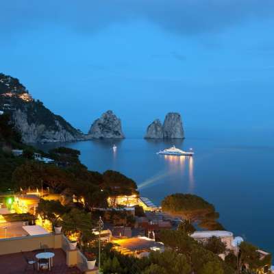 Your unforgettable evening in Capri by ship